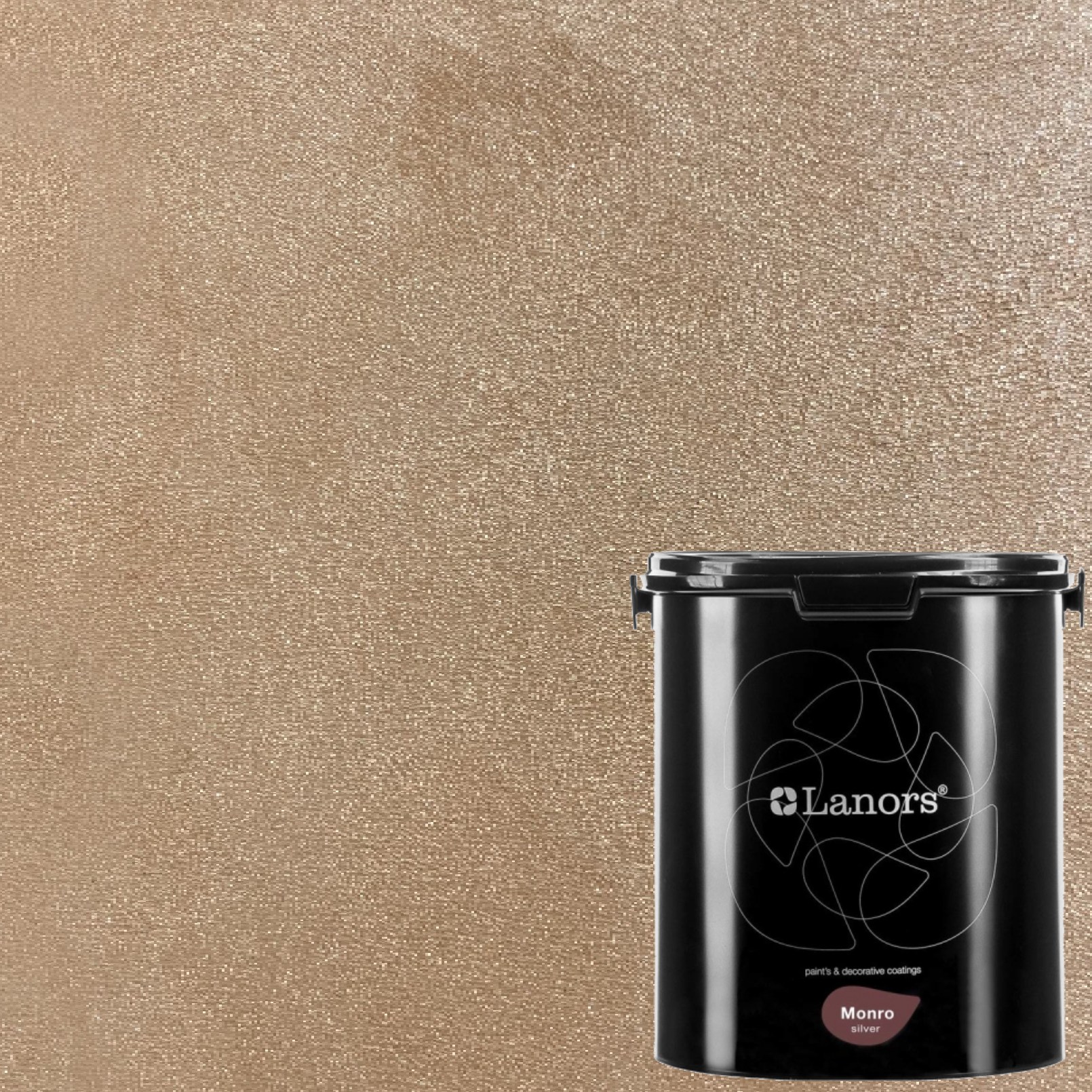Краска декоративная Lanors Monro Silver цвет MS_042 3 кг