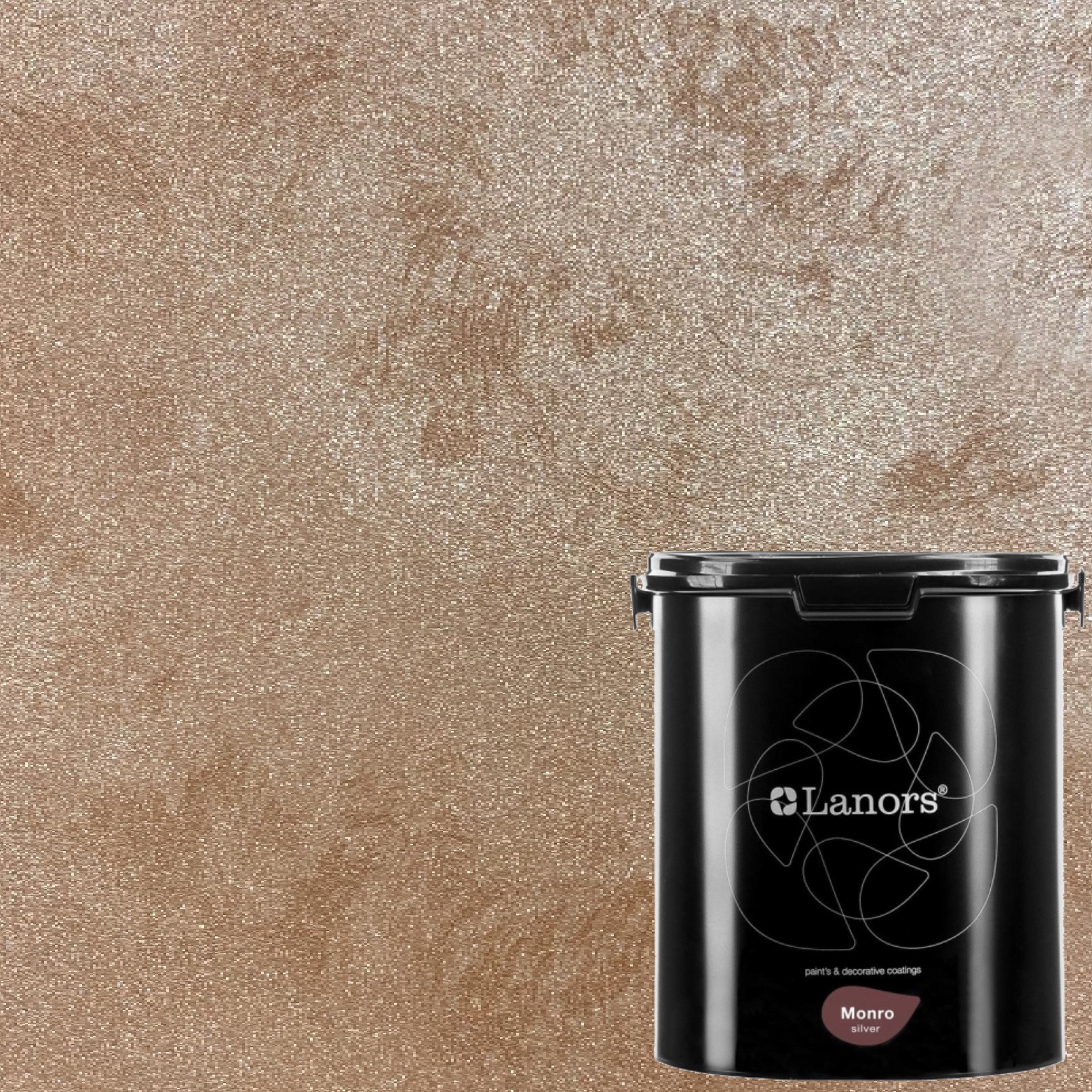 Краска декоративная Lanors Monro Silver цвет MS_043 3 кг