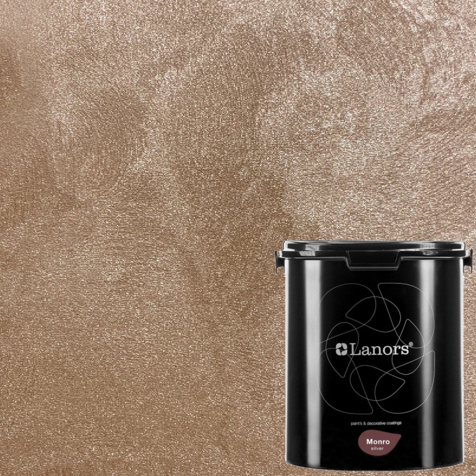 Краска декоративная Lanors Monro Silver цвет MS_044 3 кг