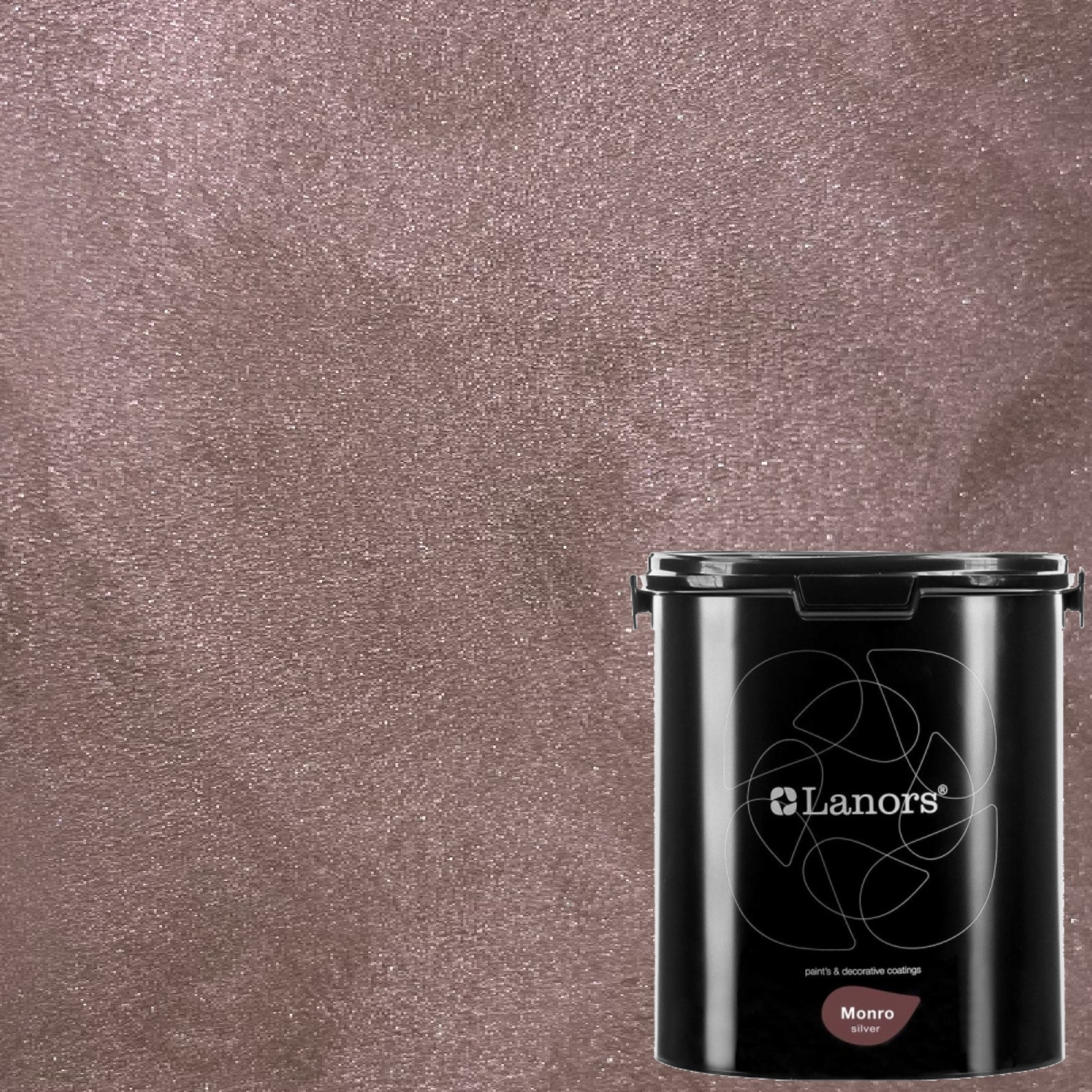 Краска декоративная Lanors Monro Silver цвет MS_048 3 кг