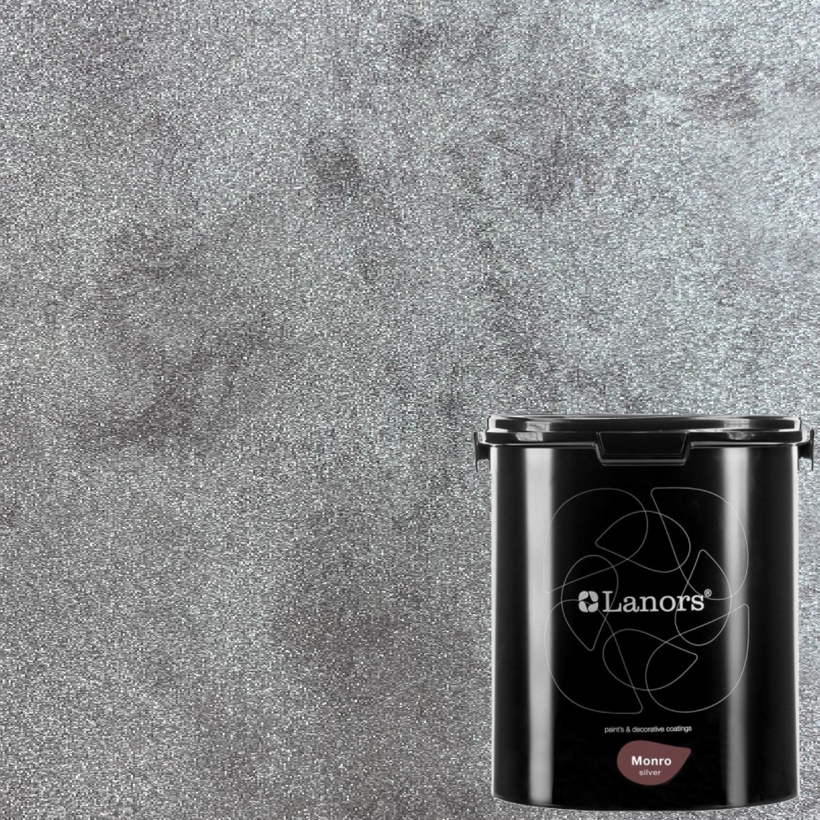 Краска декоративная Lanors Monro Silver цвет MS_051 3 кг