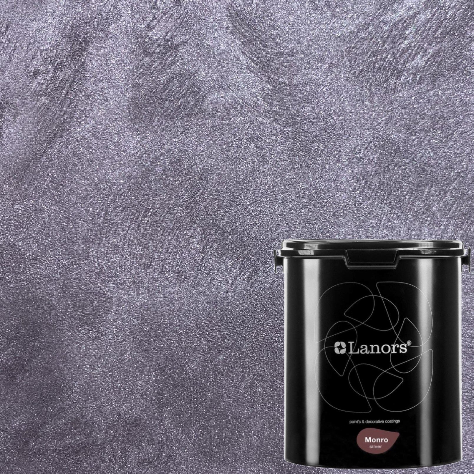 Краска декоративная Lanors Monro Silver цвет MS_052 3 кг