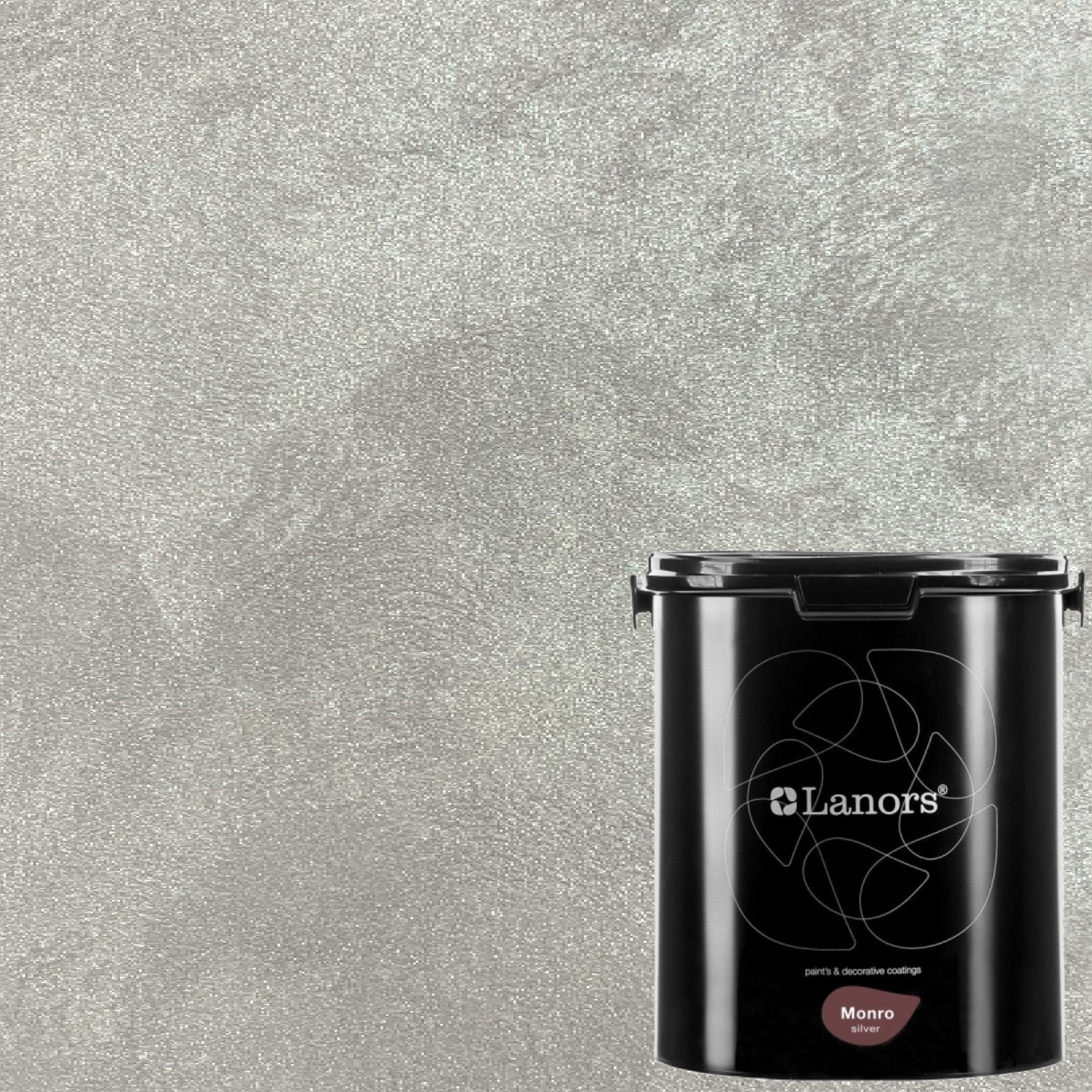 Краска декоративная Lanors Monro Silver цвет MS_053 3 кг