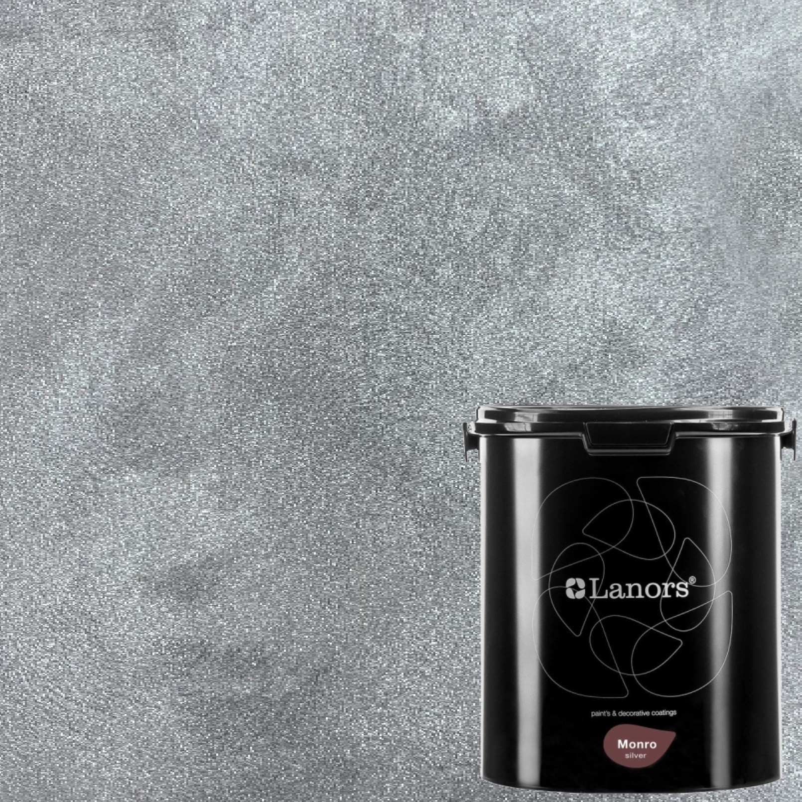 Краска декоративная Lanors Monro Silver цвет MS_055 3 кг