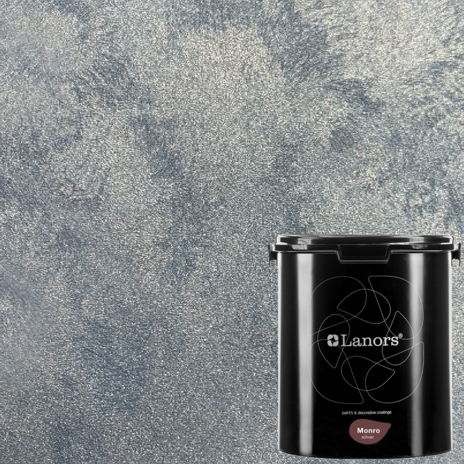 Краска декоративная Lanors Monro Silver цвет MS_060 3 кг