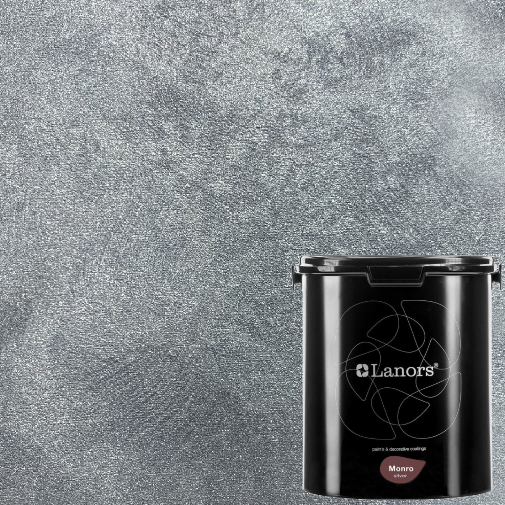 Краска декоративная Lanors Monro Silver цвет MS_063 3 кг