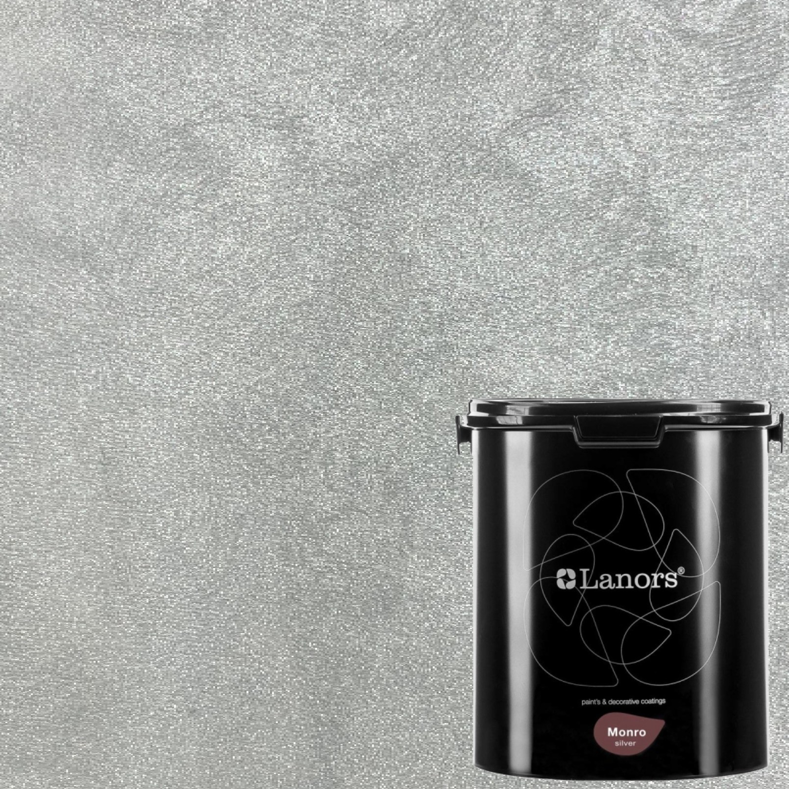 Краска декоративная Lanors Monro Silver цвет MS_066 3 кг