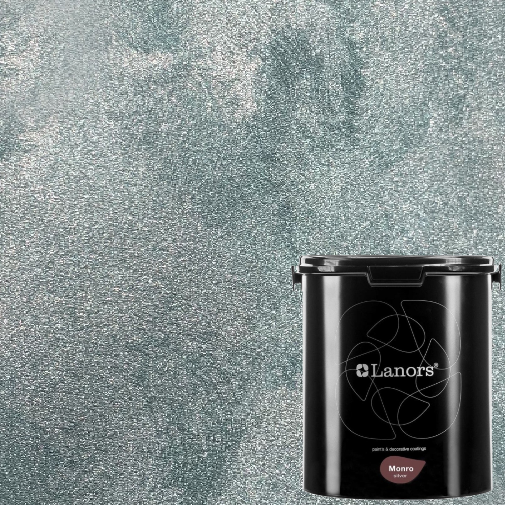 Краска декоративная Lanors Monro Silver цвет MS_068 3 кг