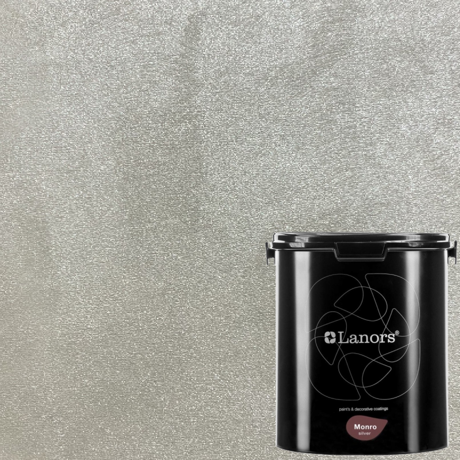 Краска декоративная Lanors Monro Silver цвет MS_070 3 кг