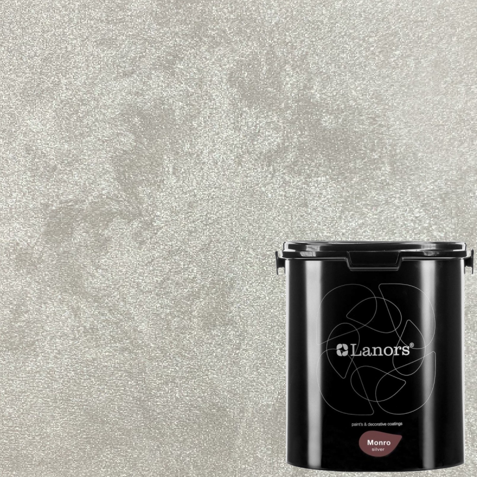 Краска декоративная Lanors Monro Silver цвет MS_073 3 кг