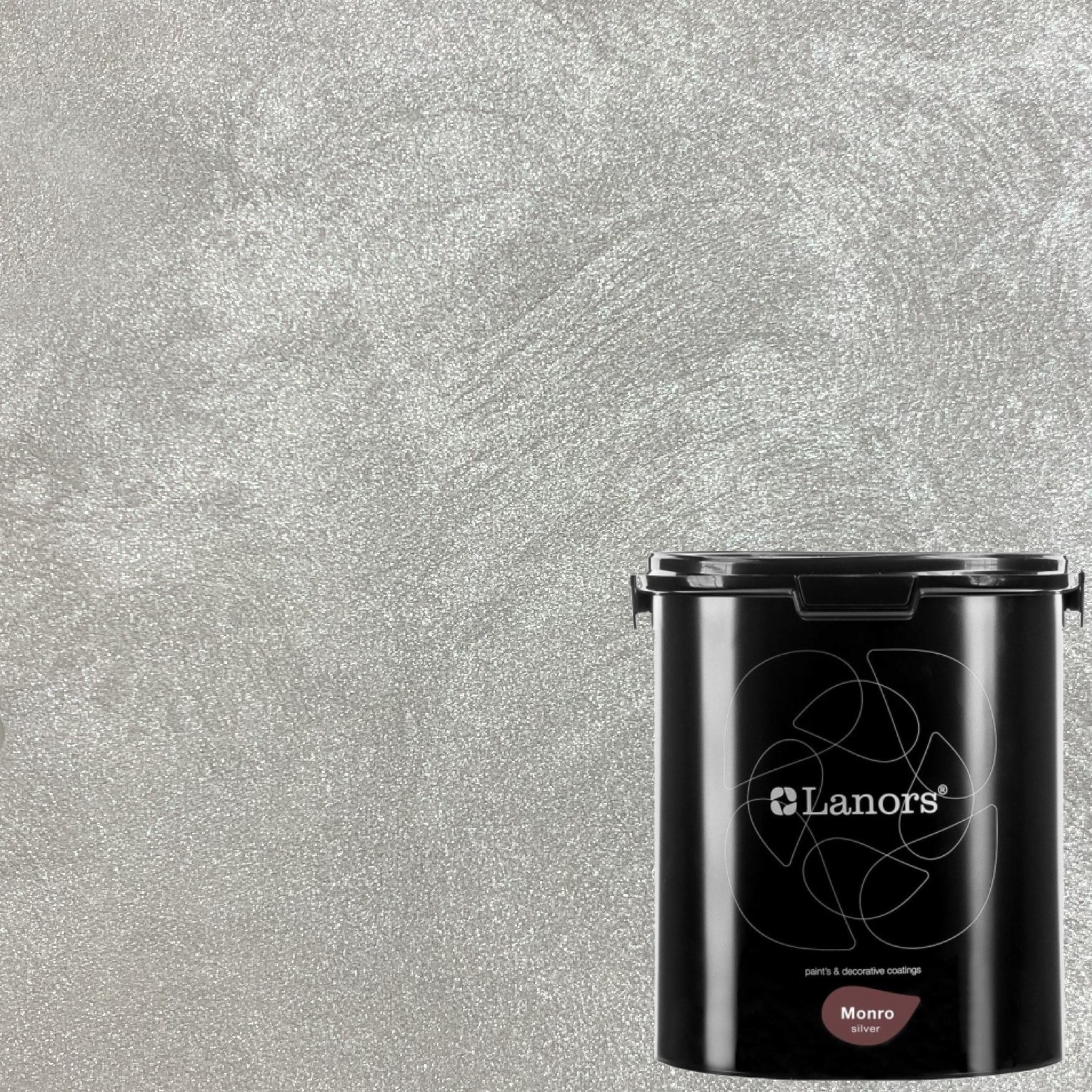 Краска декоративная Lanors Monro Silver цвет MS_074 3 кг