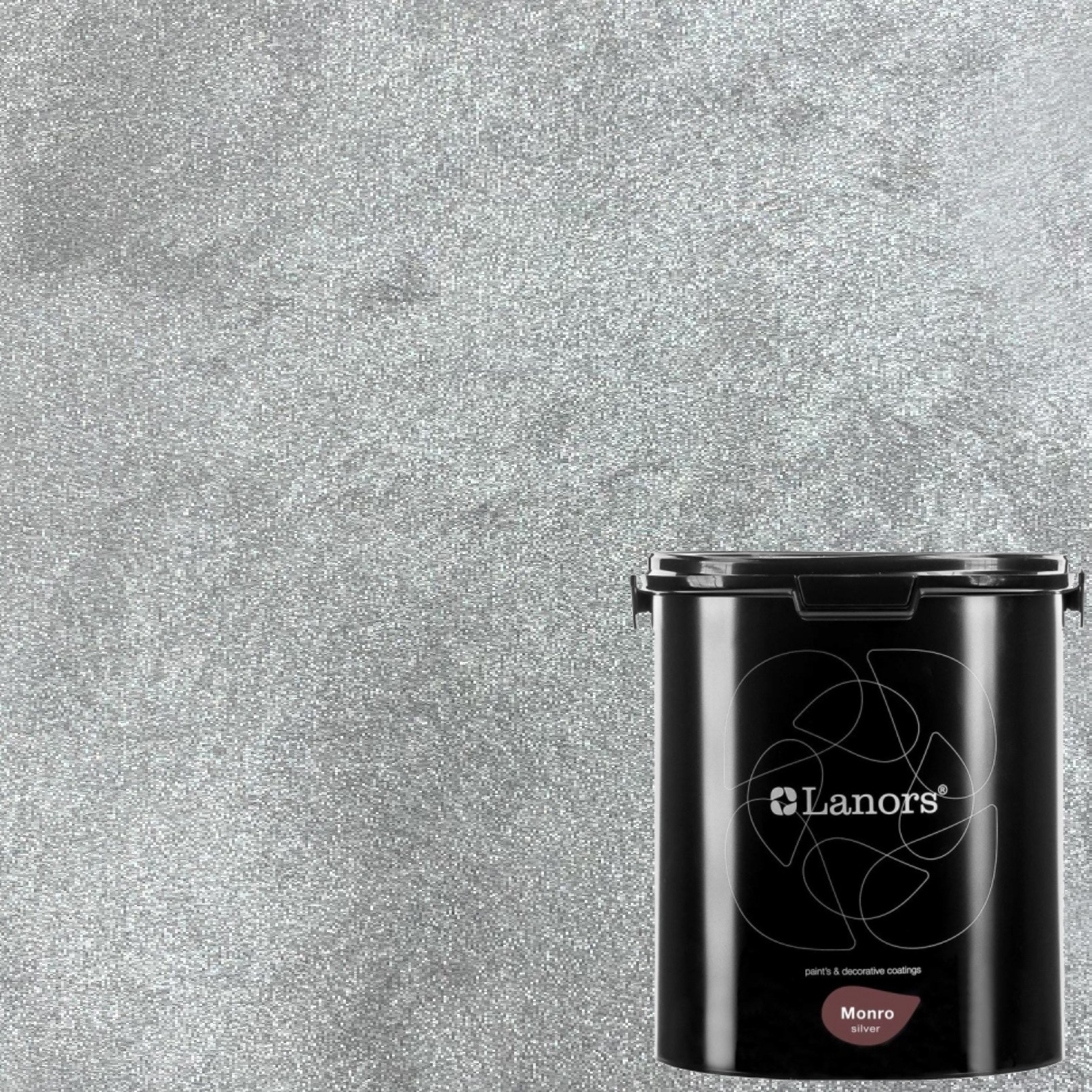 Краска декоративная Lanors Monro Silver цвет MS_079 3 кг