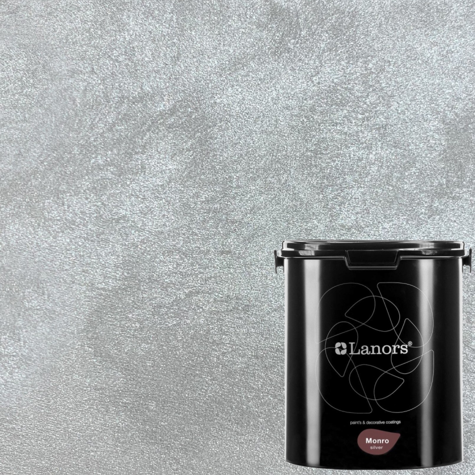 Краска декоративная Lanors Monro Silver цвет MS_082 3 кг