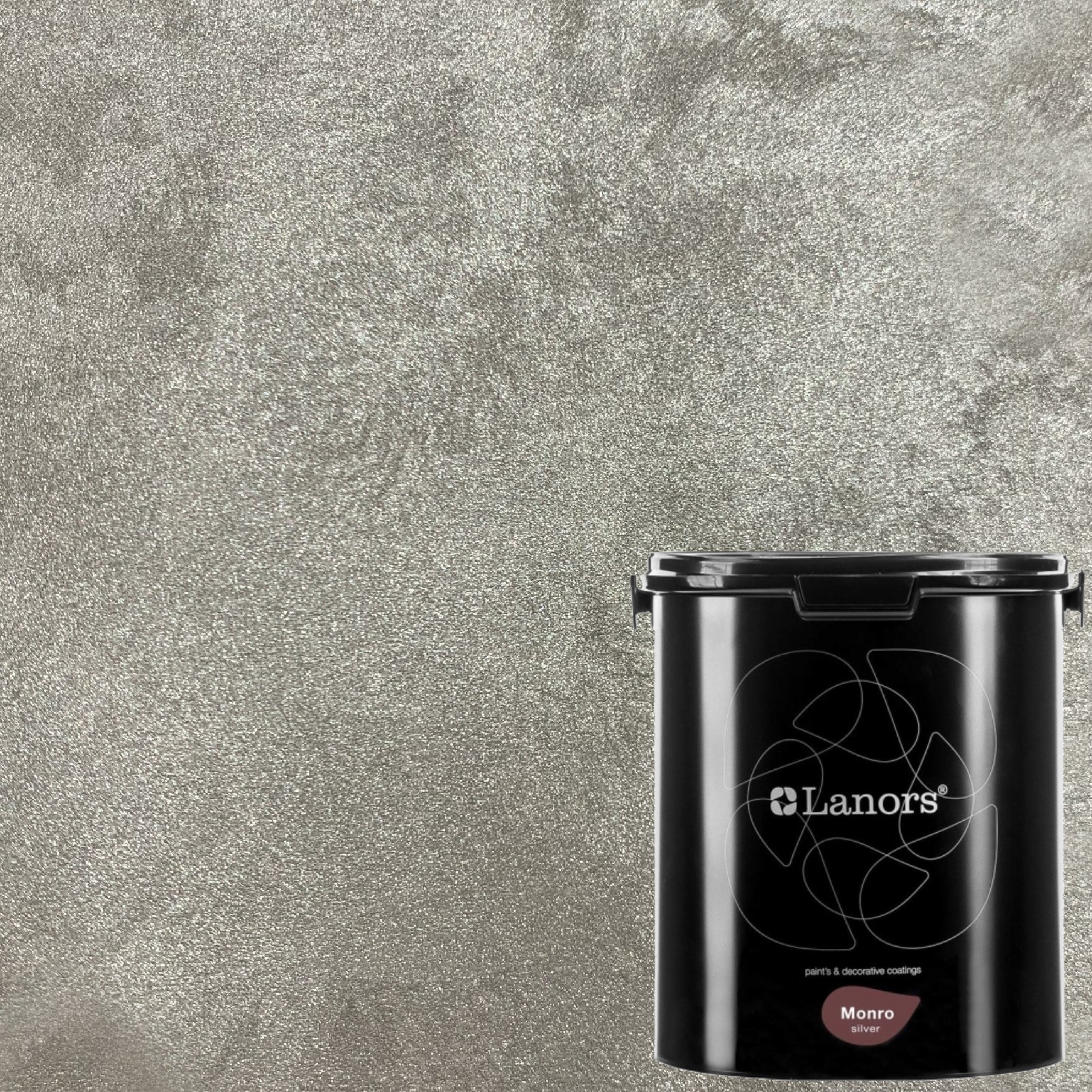 Краска декоративная Lanors Monro Silver цвет MS_087 3 кг