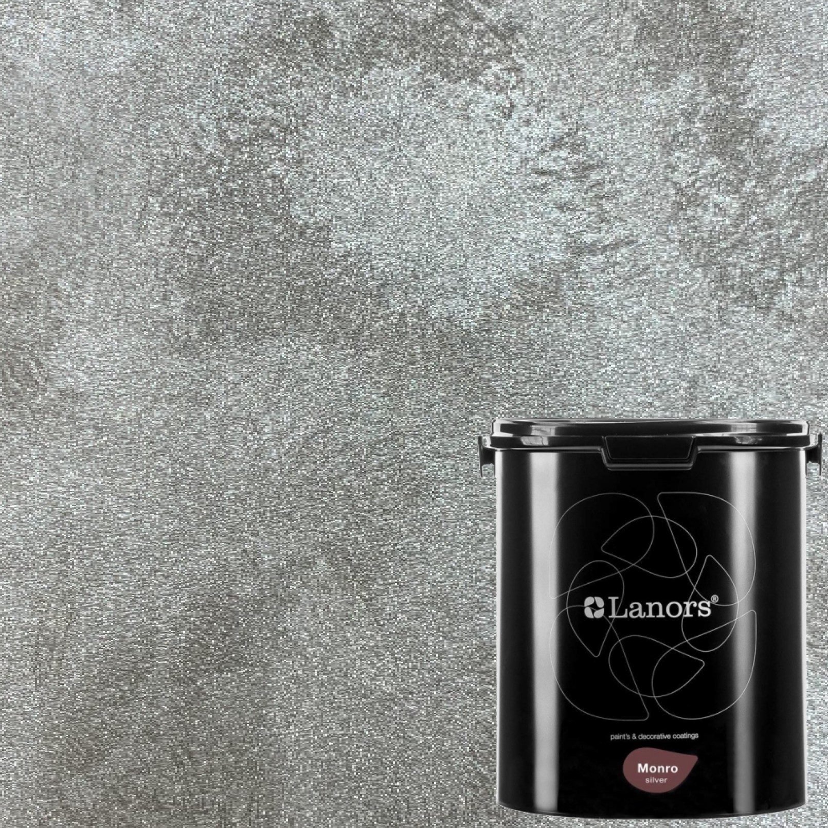 Краска декоративная Lanors Monro Silver цвет MS_092 3 кг