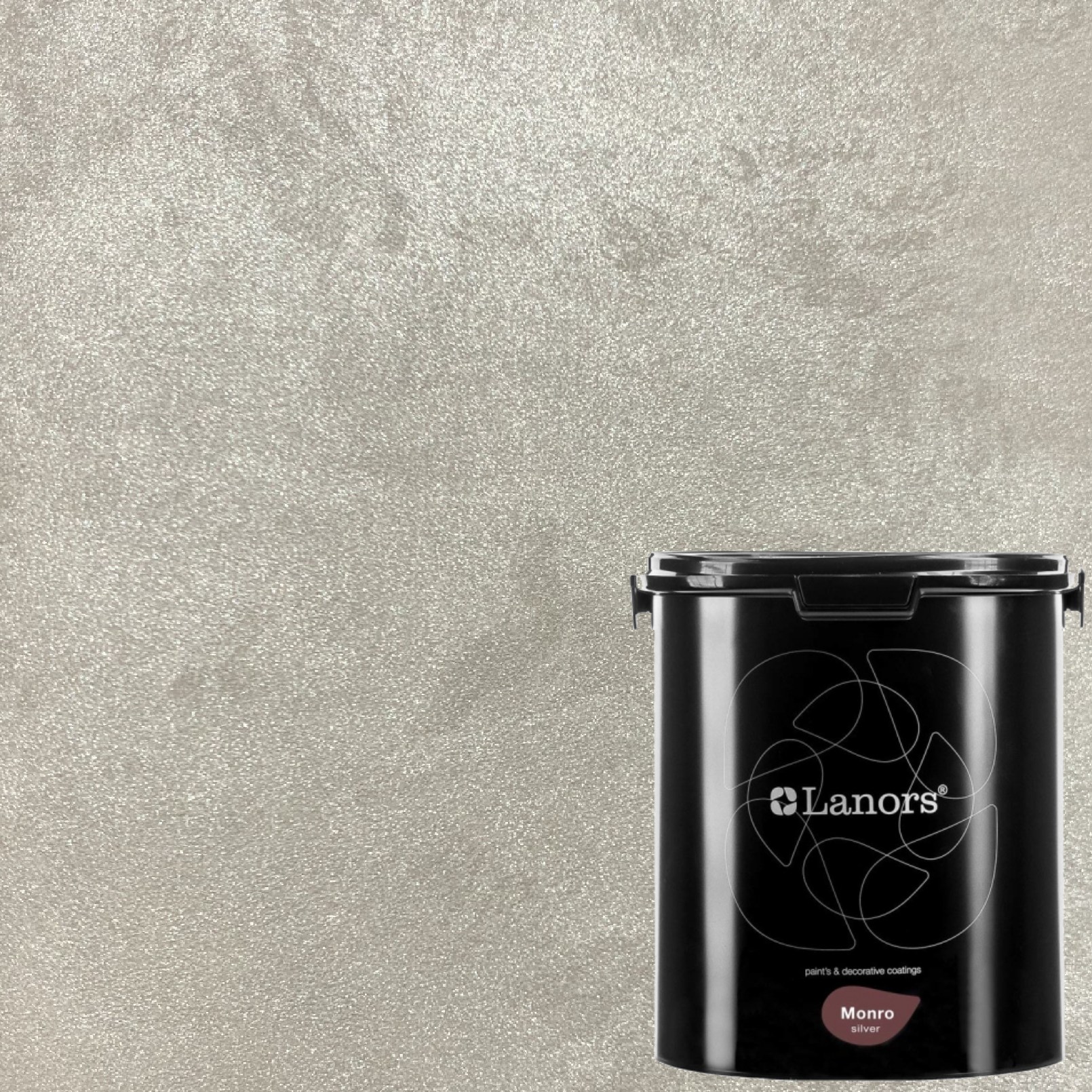 Краска декоративная Lanors Monro Silver цвет MS_093 3 кг