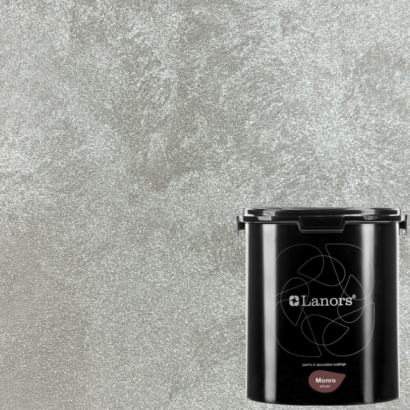 Краска декоративная Lanors Monro Silver цвет MS_094 3 кг