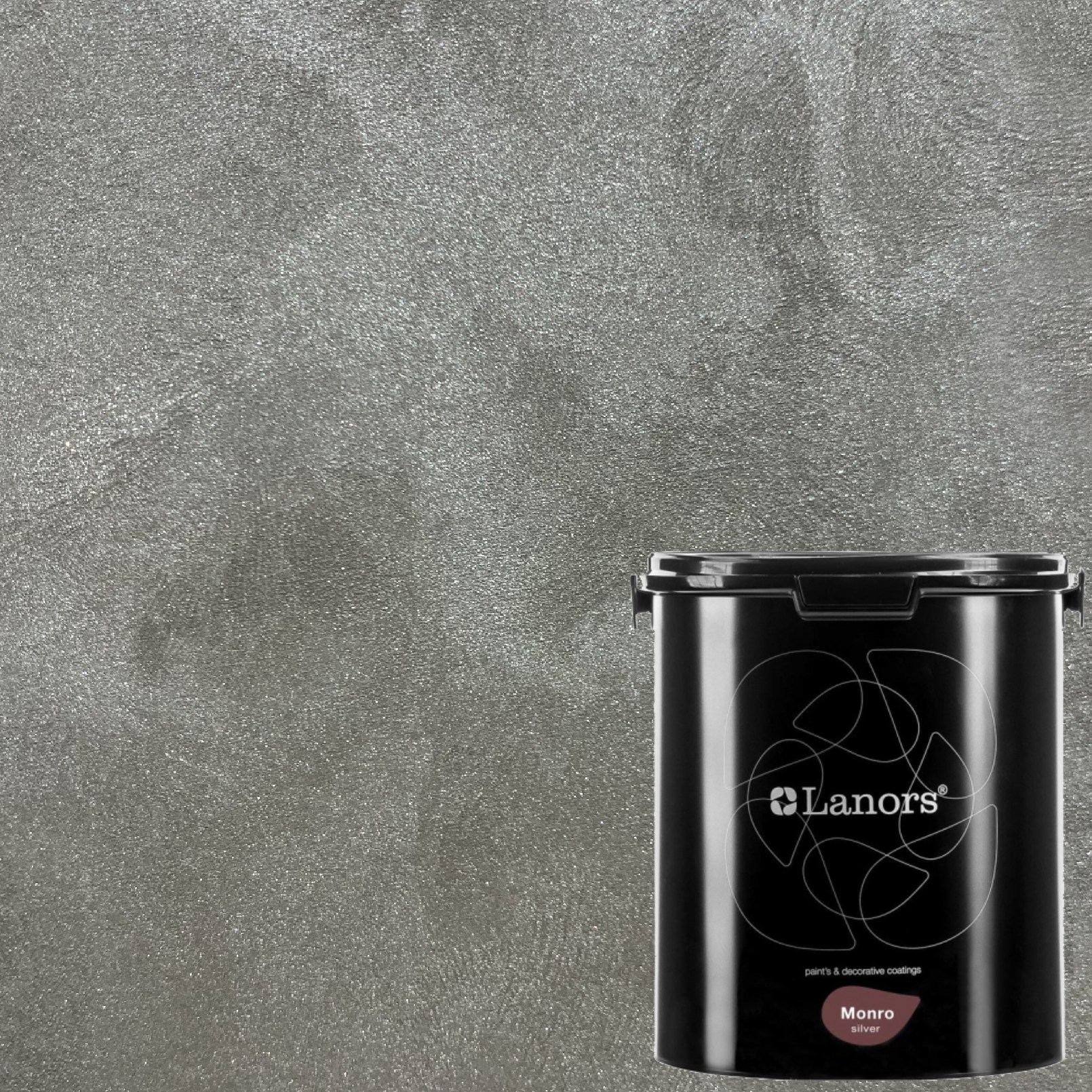 Краска декоративная Lanors Monro Silver цвет MS_097 3 кг