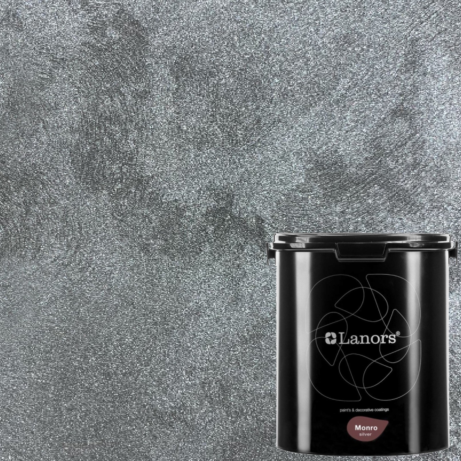 Краска декоративная Lanors Monro Silver цвет MS_098 3 кг