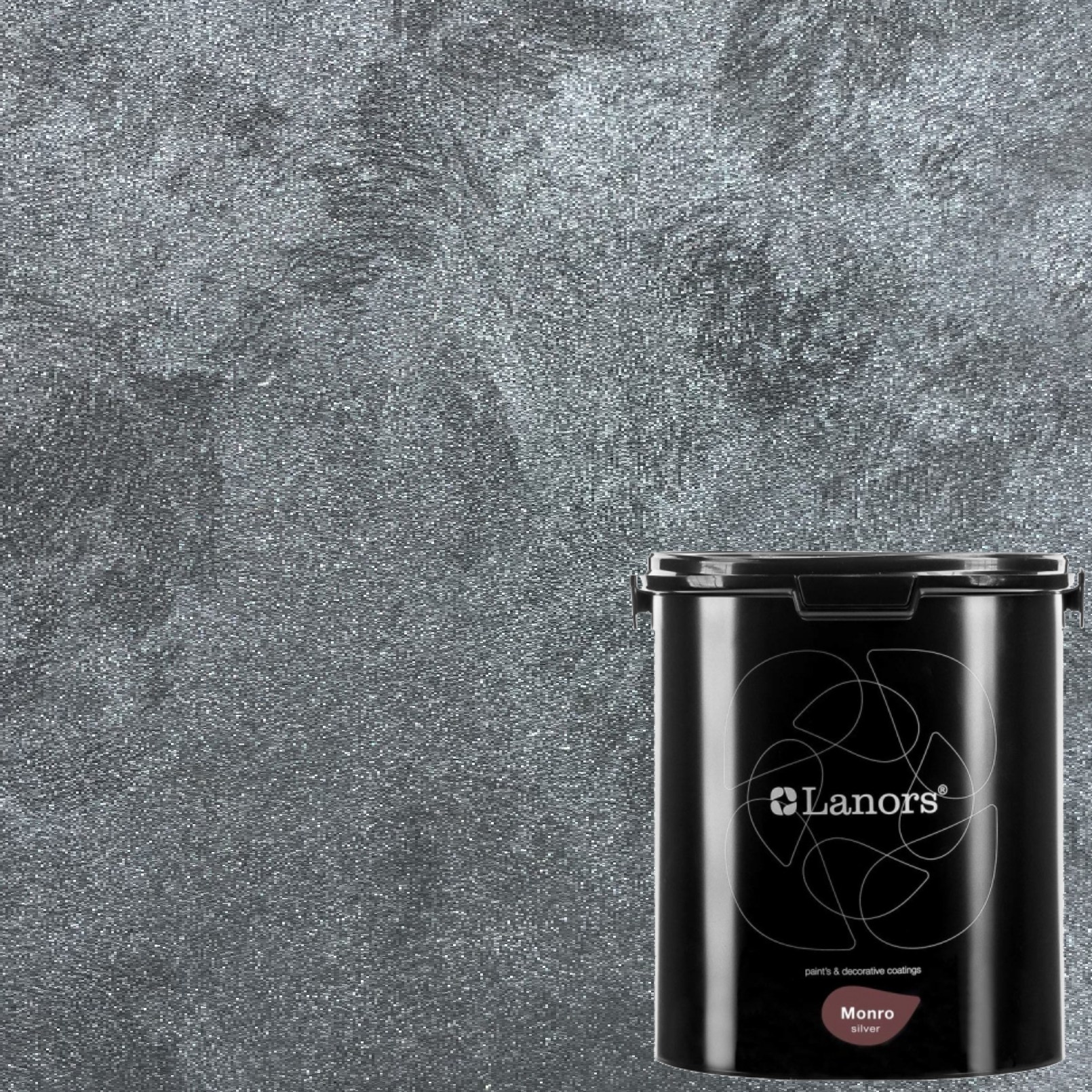 Краска декоративная Lanors Monro Silver цвет MS_099 3 кг
