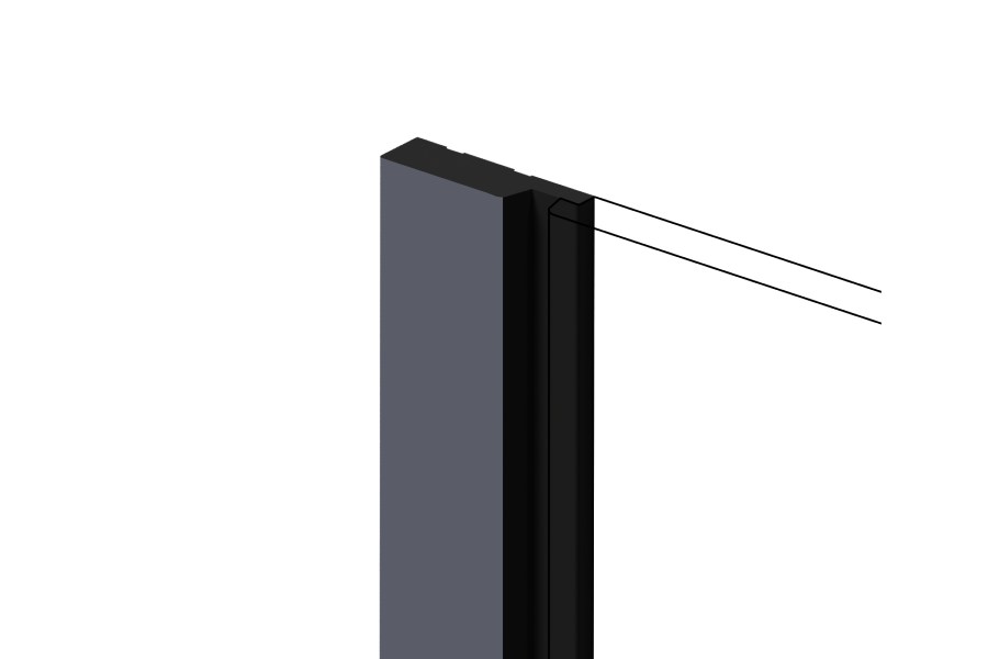 Финишный молдинг Hiwood LF124A GR15K 2700×42×12
