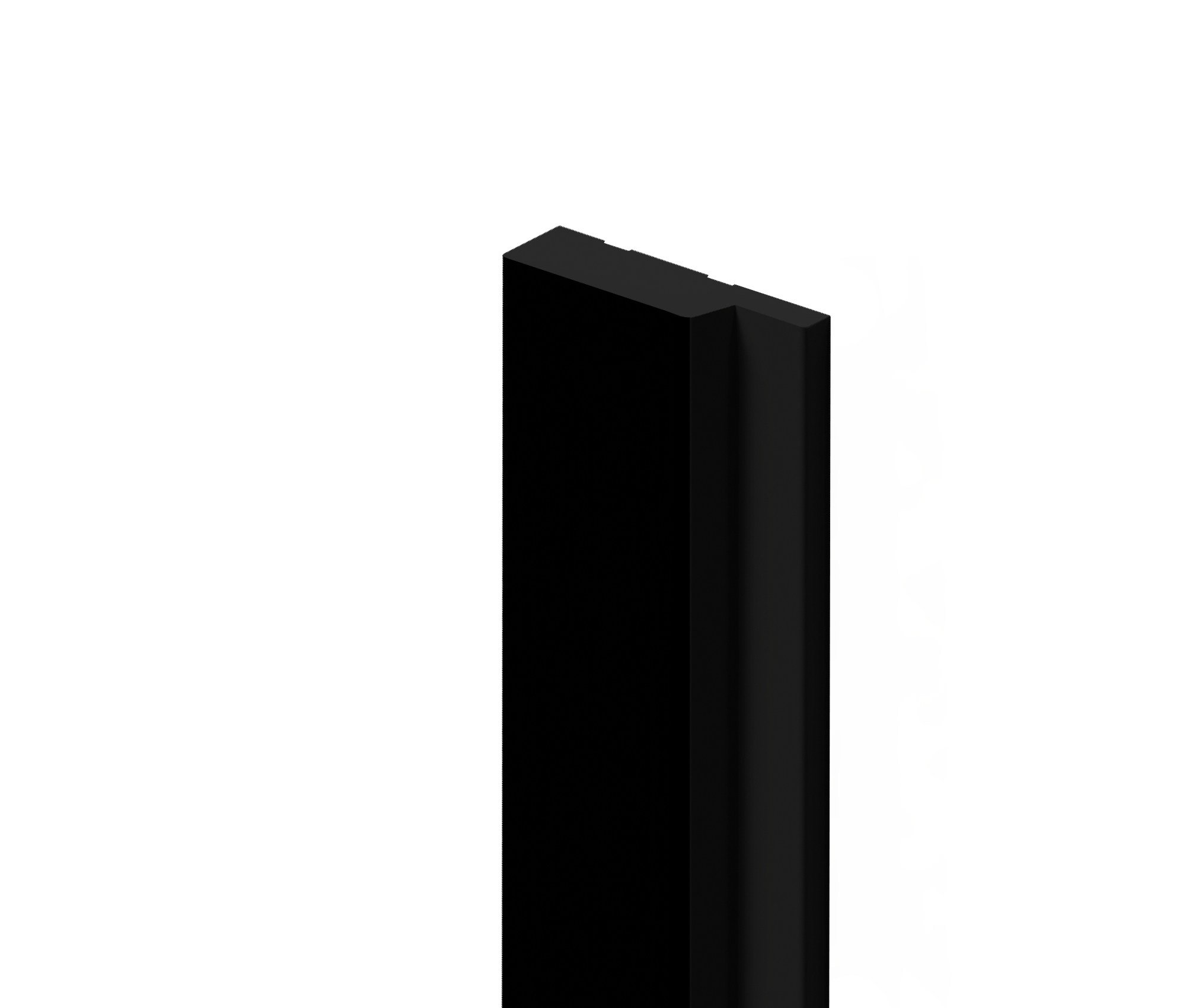 Финишный молдинг Hiwood LF124A BK 2700×42×12