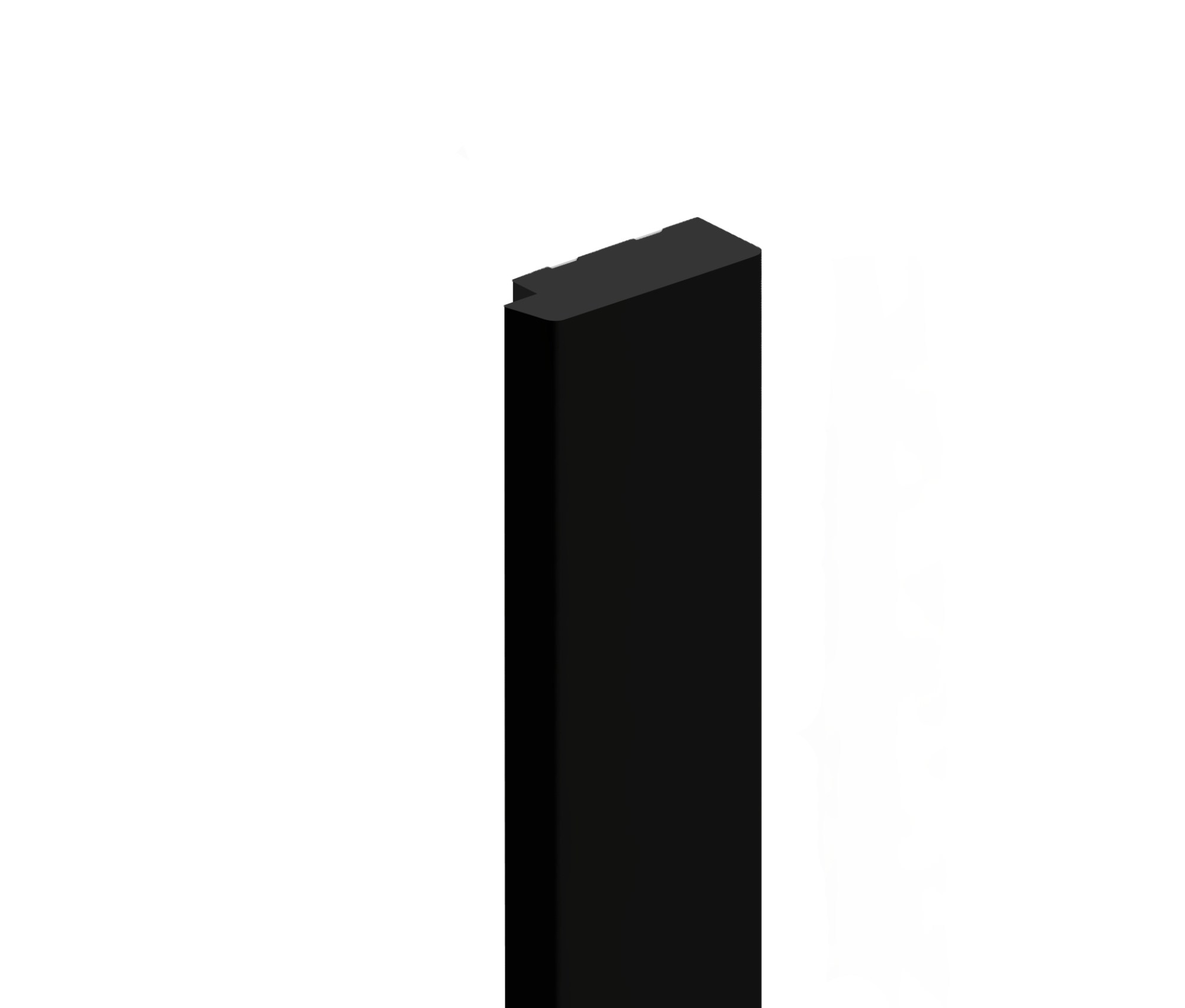 Финишный молдинг Hiwood LF124B BK 2700×31×12