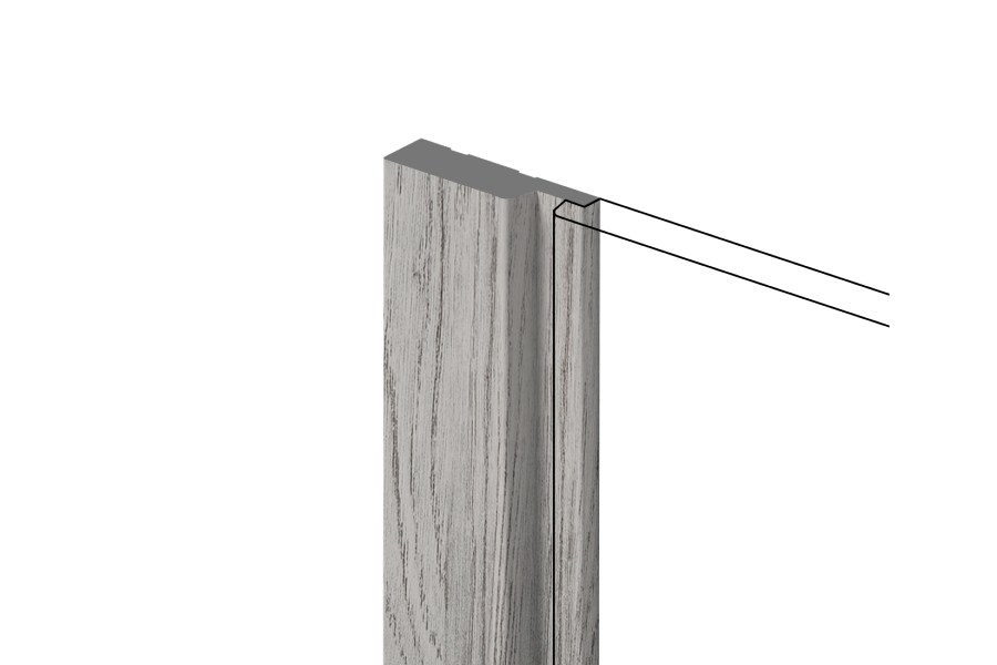Финишный молдинг Hiwood LF124A GR24 2700×42×12