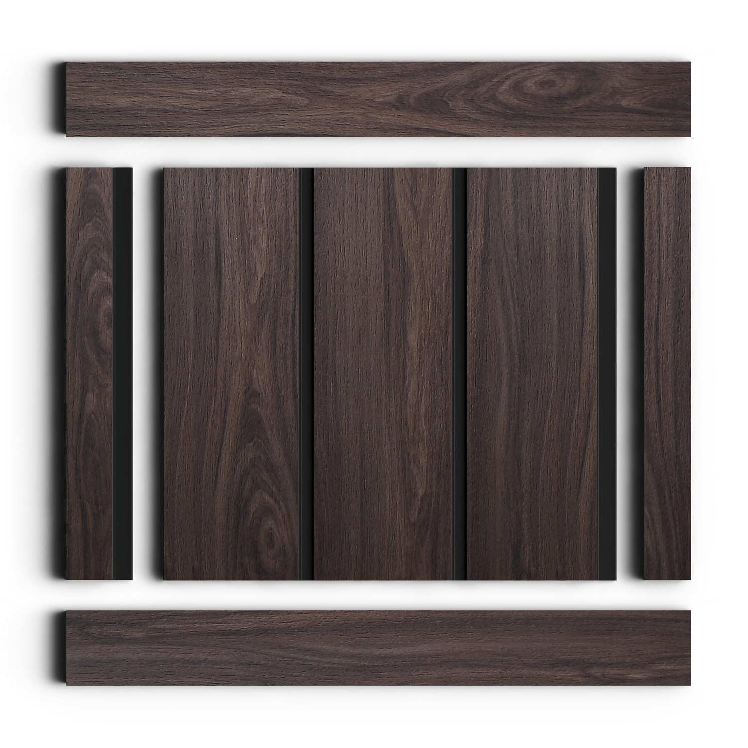 Стеновая панель из полистирола Hiwood LV127 BR395K 2700×120×12