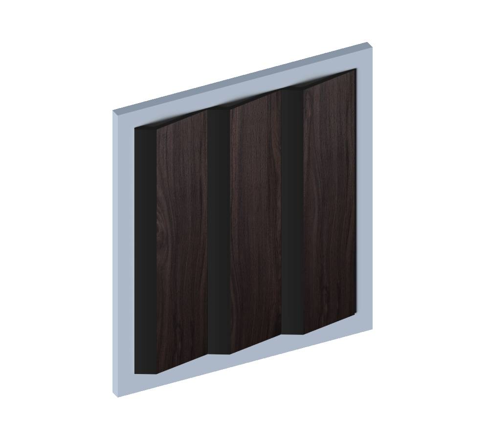 Стеновая панель из полистирола Hiwood LV141 BR395K 2700×116×17,5