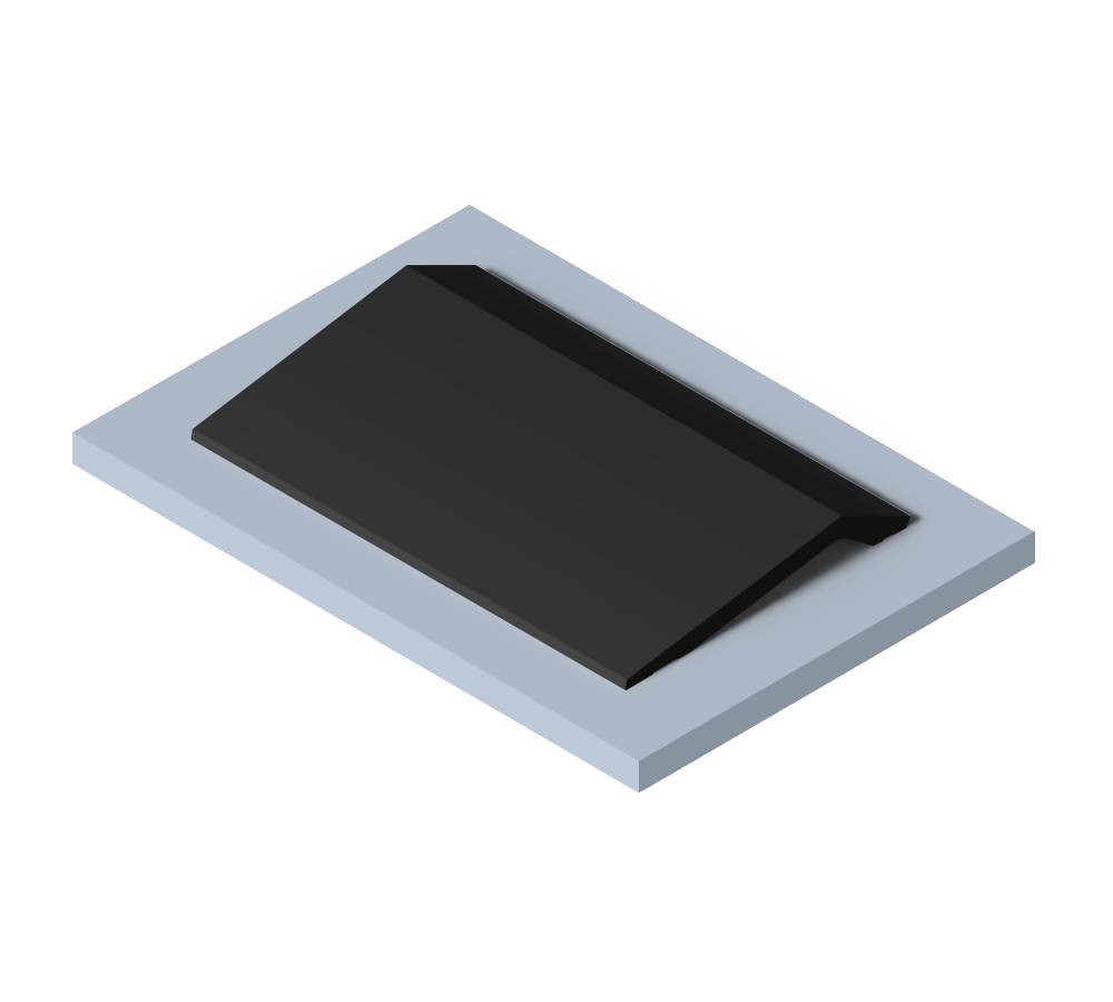 Стеновая панель из полистирола Hiwood LV141 BK 2700×116×17,5