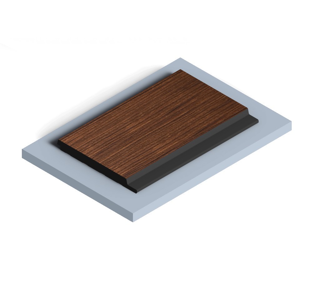 Стеновая панель из полистирола Hiwood LV127 BR396K 2700×120×12