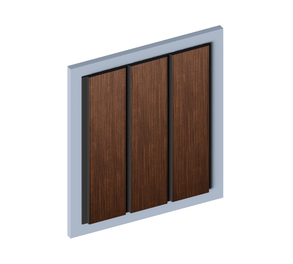 Стеновая панель из полистирола Hiwood LV127 BR396K 2700×120×12