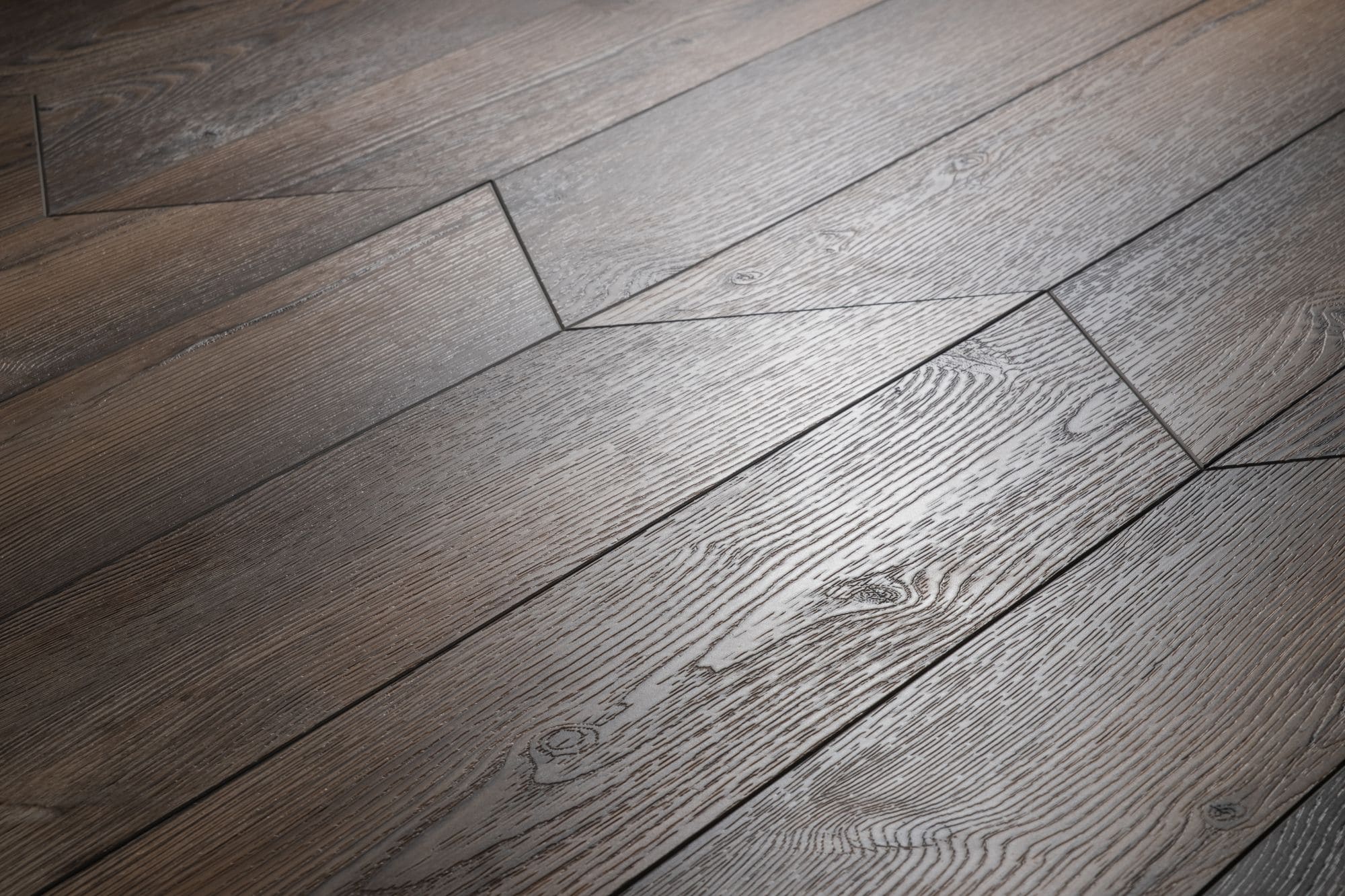 Кварцвиниловая плитка Aquafloor клеевая Parquet Chevron Glue AF2557PGCh французская елка 553,7×130,5×2,5