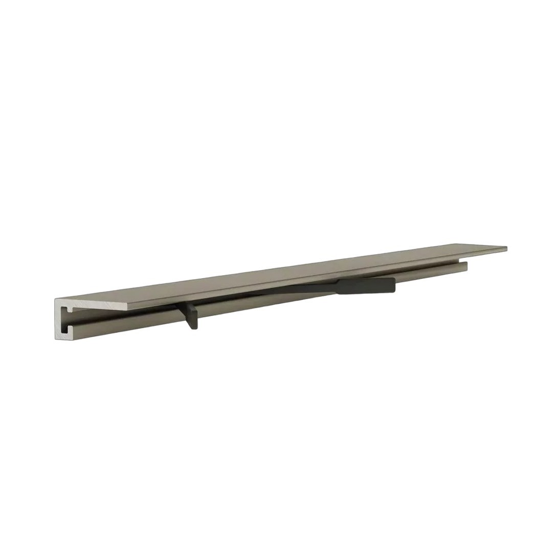Микроплинтус алюминиевый Laconistiq Micro 15 Classic Светлый Шампань 15-17-245 2450×15×5