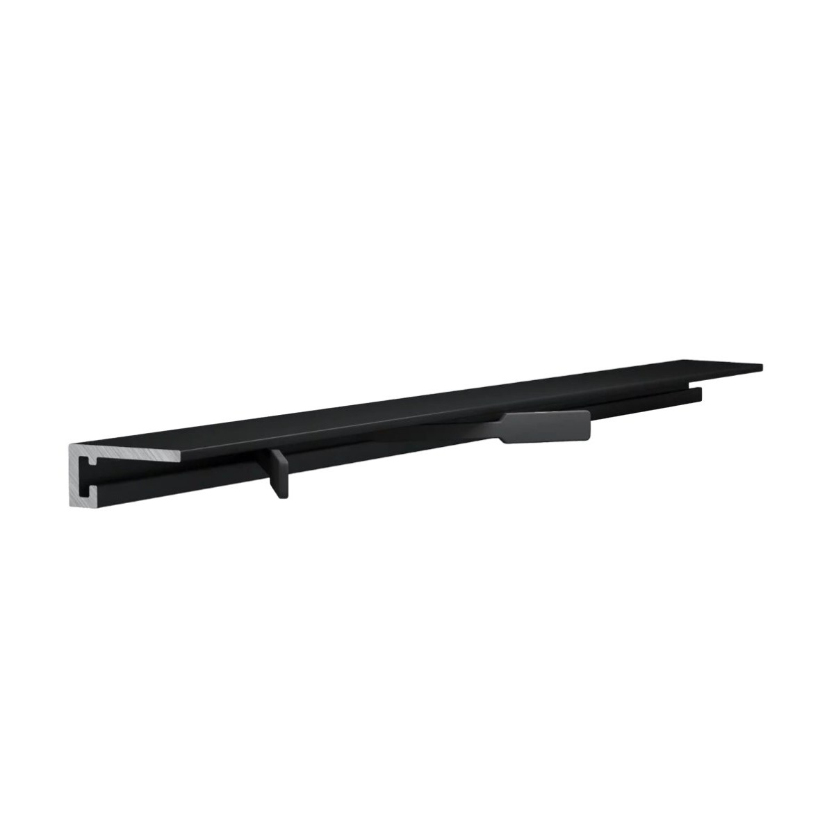 Микроплинтус алюминиевый Laconistiq Micro 15 Classic Черный 15-11-245 2450×15×5