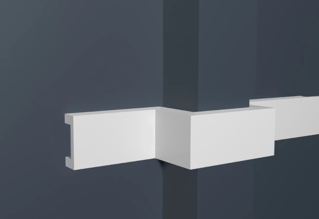 Молдинг из полистирола под покраску Decor-Dizayn Грани DD618 2000×40×15