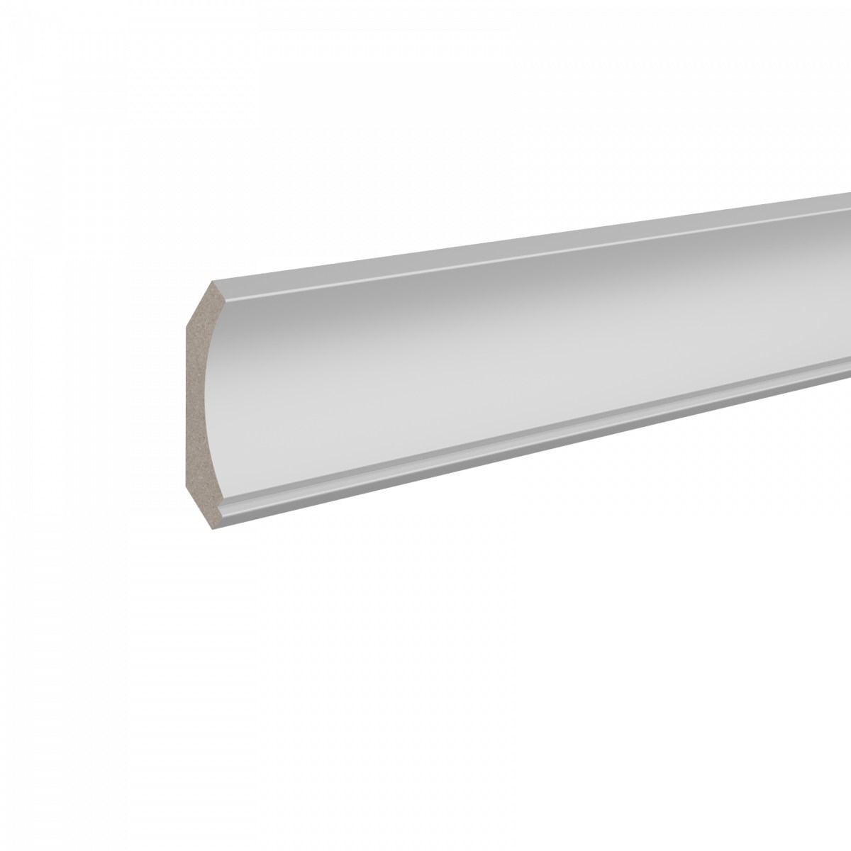 Потолочный плинтус ЛДФ под покраску Ultrawood CR 0017 i 2000×44,3×42 Потолочный плинтус ЛДФ под покраску Ultrawood CR 0017 i 2000×44,3×42