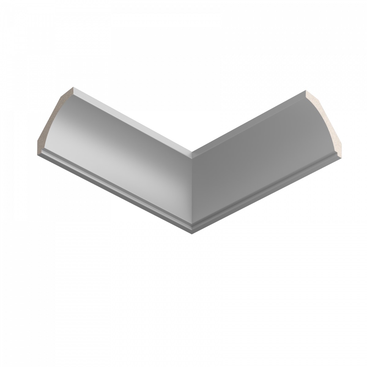 Потолочный плинтус ЛДФ под покраску Ultrawood CR 0017 i 2000×44,3×42 Потолочный плинтус ЛДФ под покраску Ultrawood CR 0017 i 2000×44,3×42