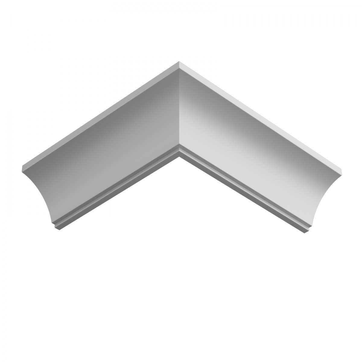 Потолочный плинтус ЛДФ под покраску Ultrawood CR 0017 i 2000×44,3×42 Потолочный плинтус ЛДФ под покраску Ultrawood CR 0017 i 2000×44,3×42