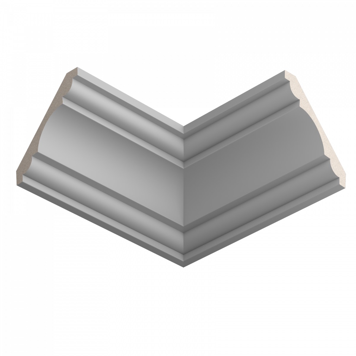 Потолочный плинтус ЛДФ под покраску Ultrawood CR 018 2440×76×76 Потолочный плинтус ЛДФ под покраску Ultrawood CR 018 2440×76×76