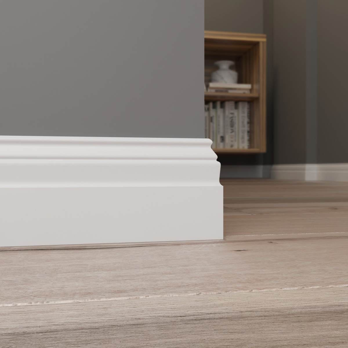 Плинтус под покраску Ultrawood Base 022 i 2000×80×12 фото в интерьере