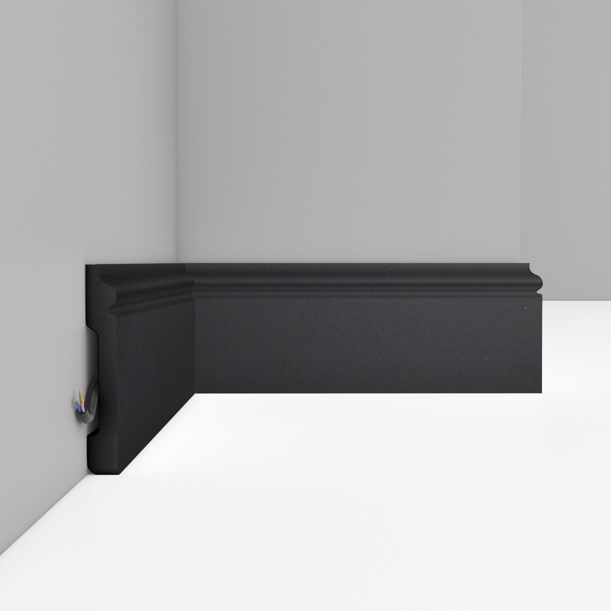 Плинтус Decomaster Антрацит D005-112 2400×79×13 Плинтус Decomaster Антрацит D005-112 2400×79×13