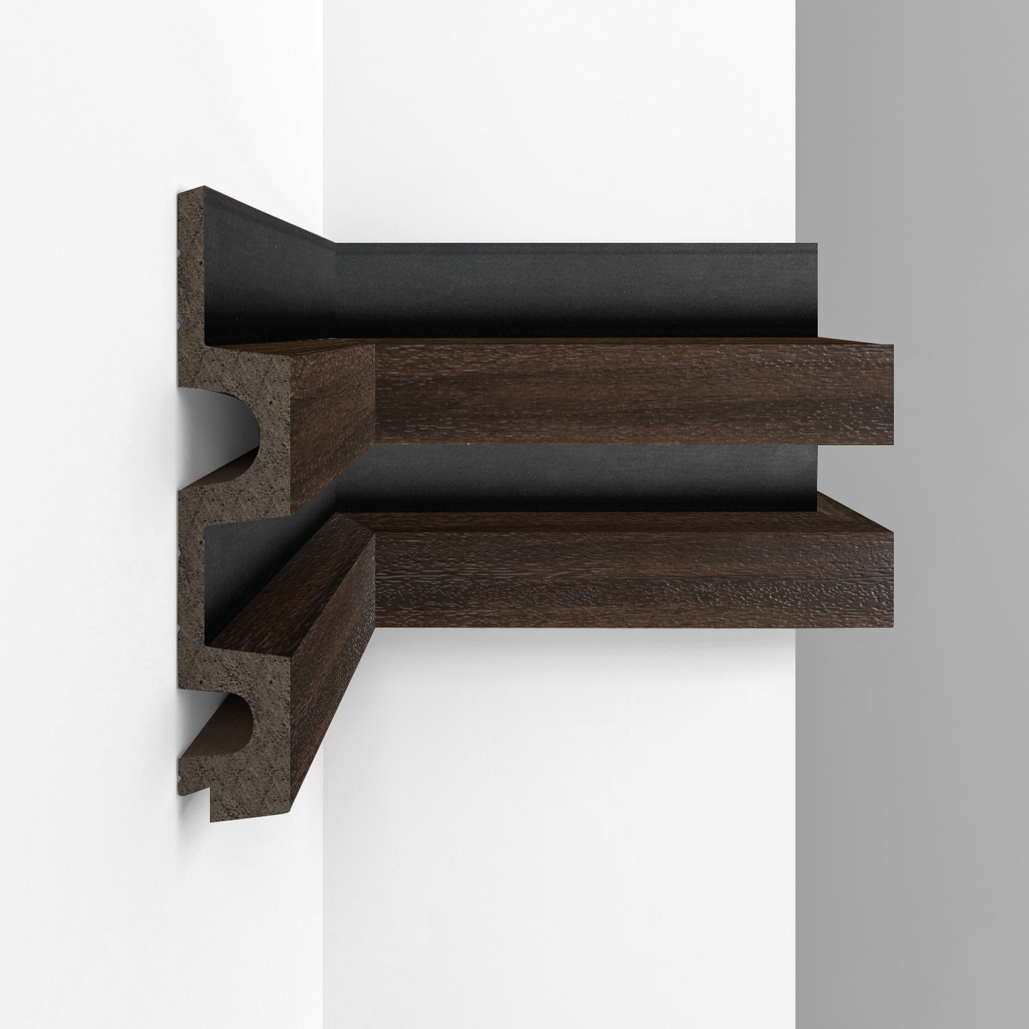 Стеновая панель Decomaster Eco Line D302-438D Махагон 2900×122×21
