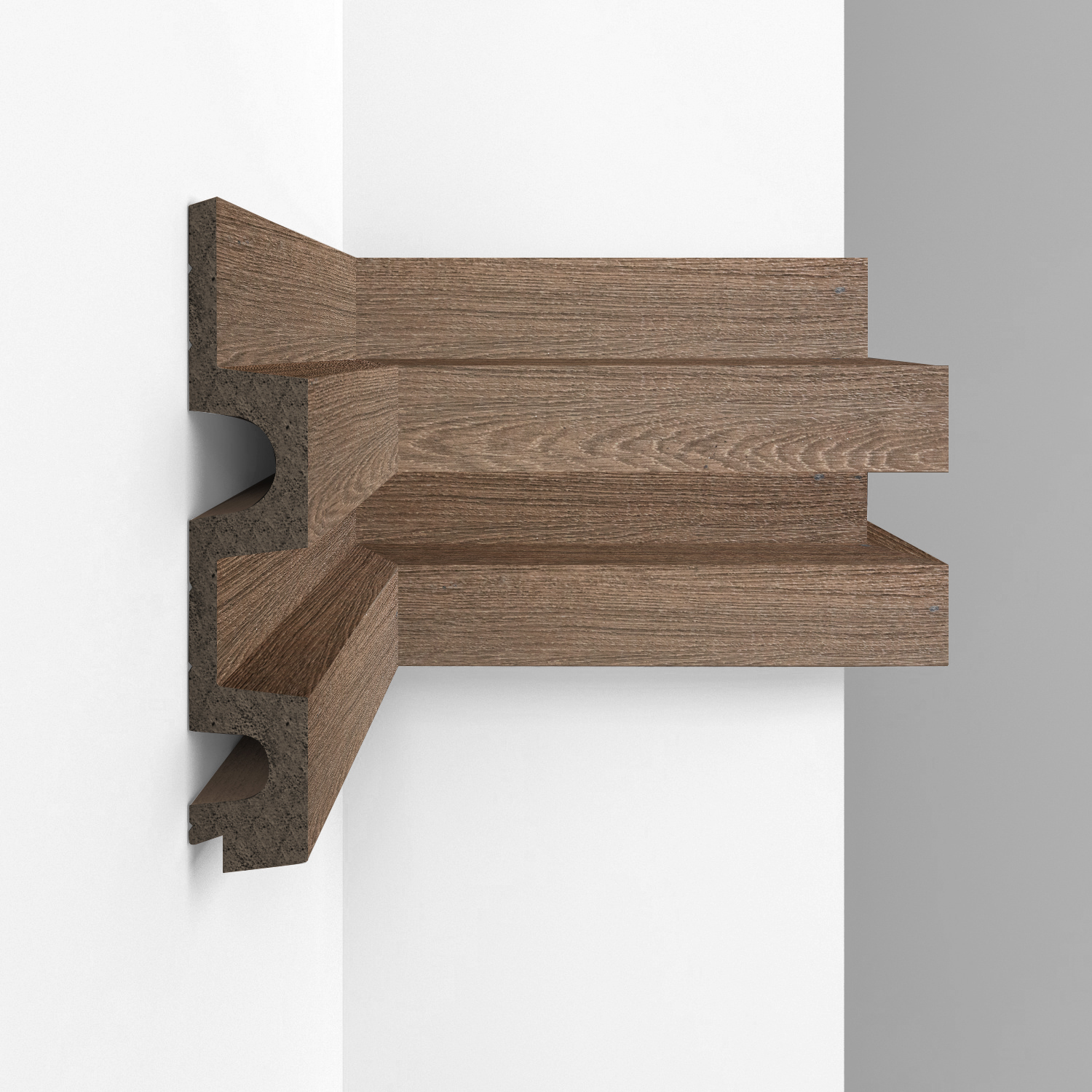 Стеновая панель Decomaster Eco Line D302-88 Дуб натуральный 2900×122×21