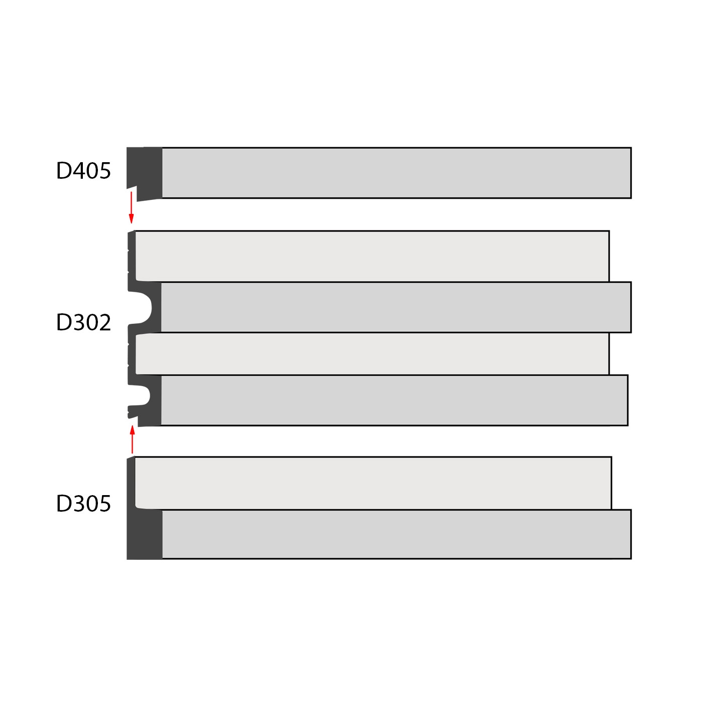 Финишный молдинг Decomaster Eco Line D305-88 Дуб натуральный 2900×61×21