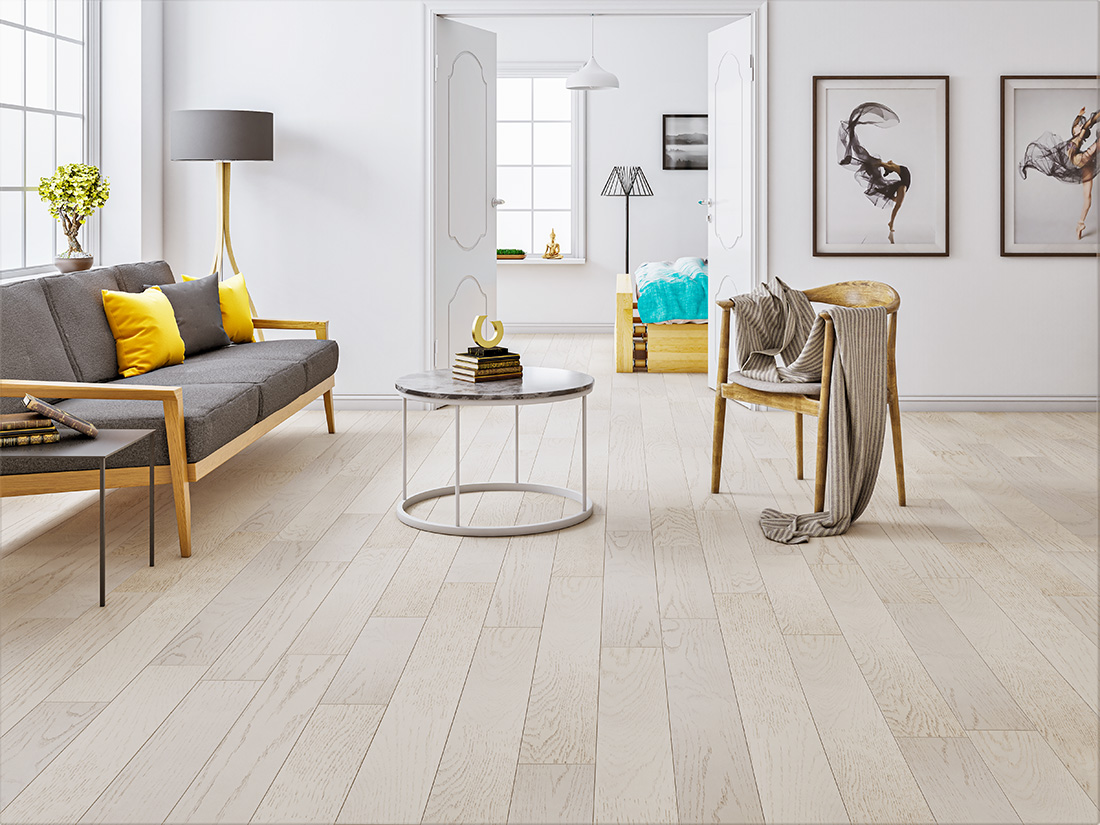 Инженерная доска Gran Parte Дуб Бианко Bianco 018 элит 500−1500×155×15 фото в интерьере Инженерная доска Gran Parte Дуб Бианко Bianco 018 элит 500−1500×155×15 фото в интерьере