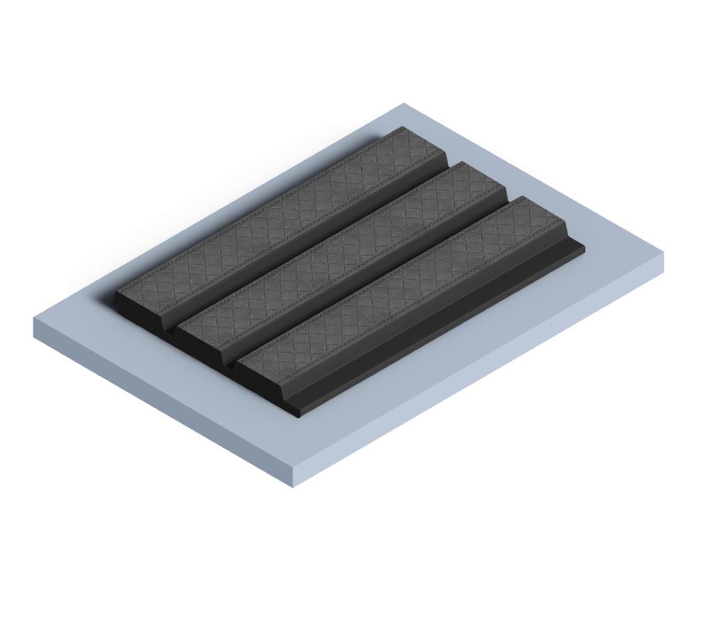 Стеновая панель из полистирола Hiwood LV124LE1 GR27K 2700×120×12
