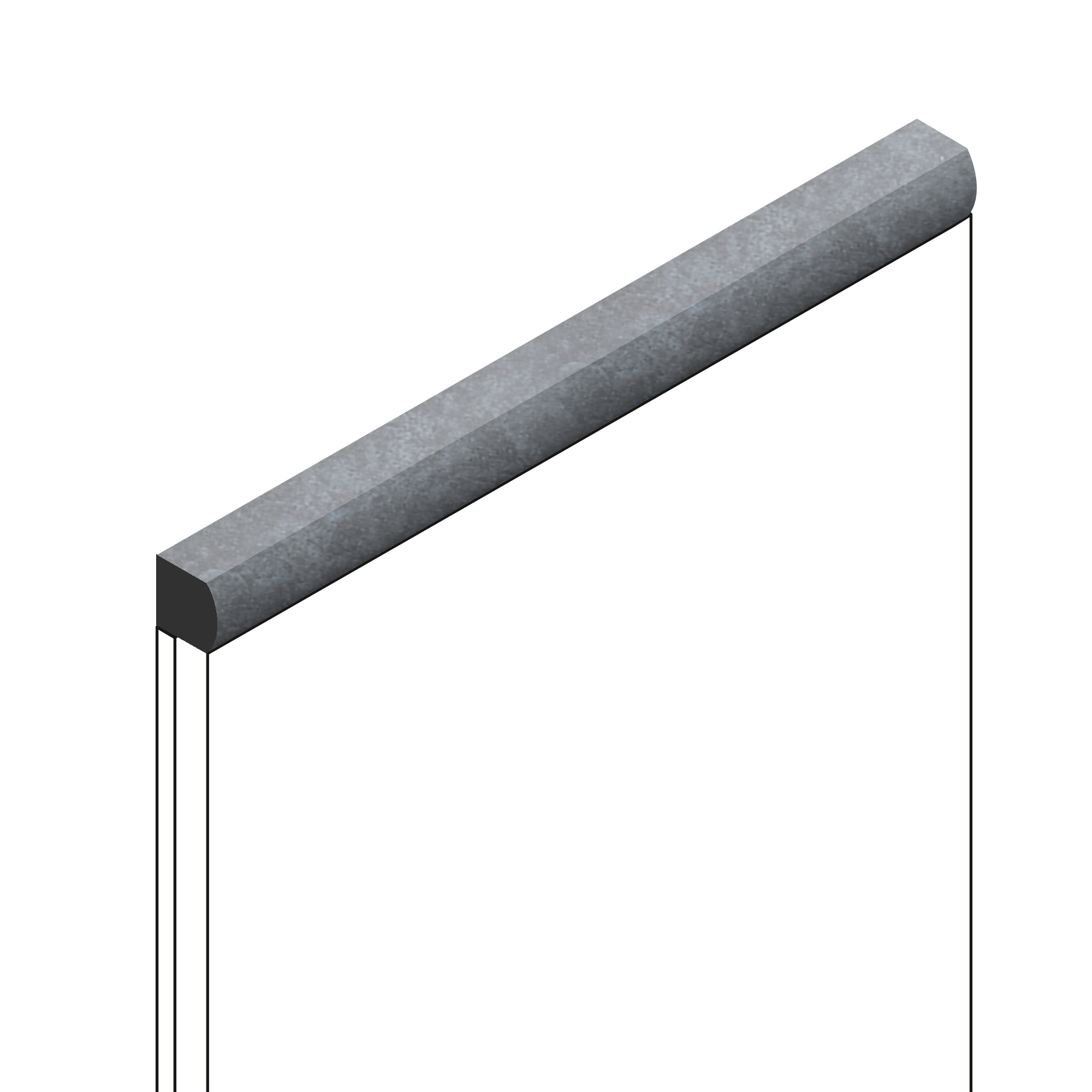 Молдинг из полистирола Hiwood D15V2 S381A 2700×15×15