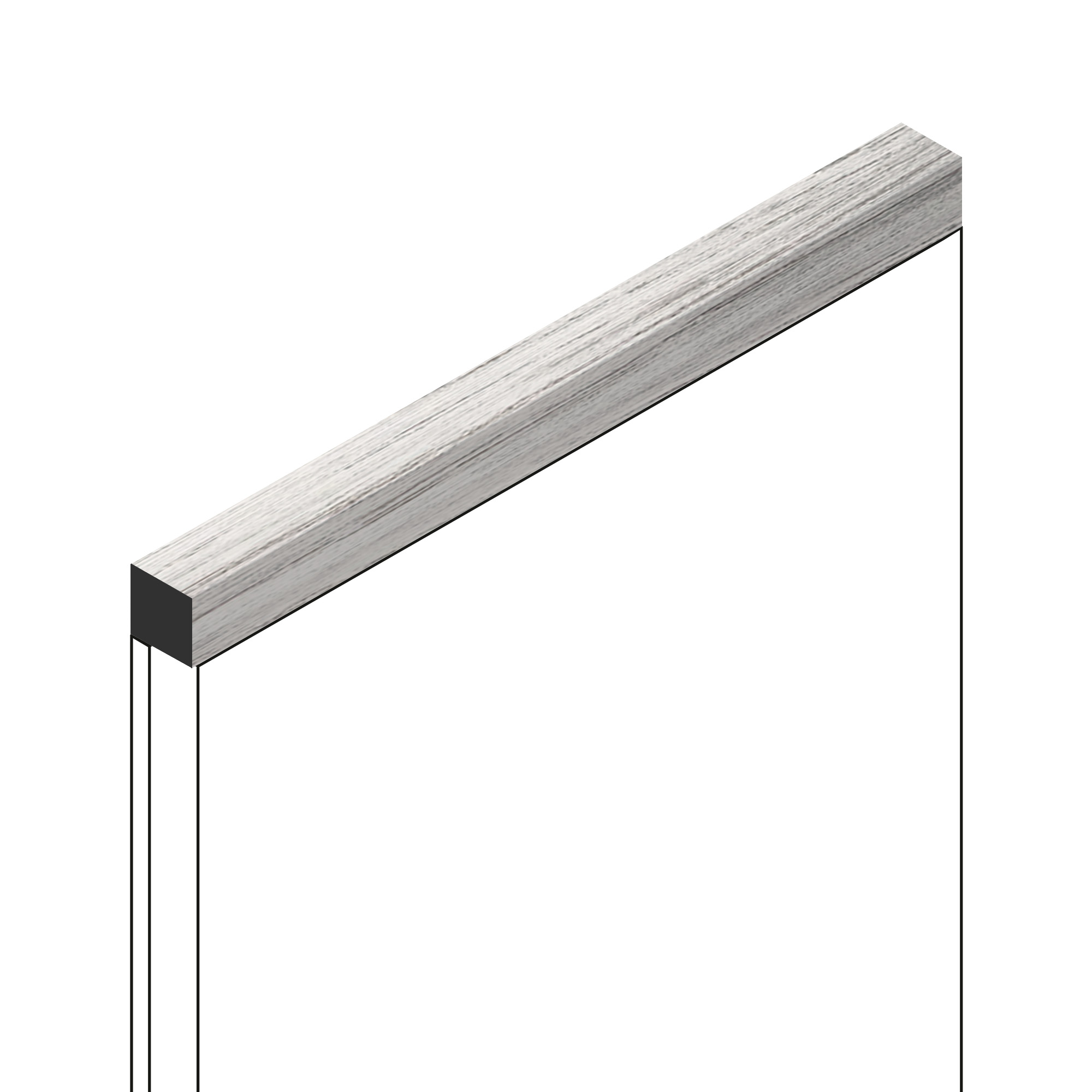Молдинг из полистирола Hiwood D12V1 GR24 2700×12×12